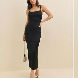 Reformation Lucy Satin Dress